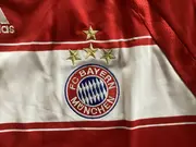 Vorschaubild 4 von FC Bayern München T-Home Fußball Trikot Herren S Rot Gestreift