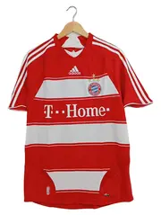 Vorschaubild 1 von FC Bayern München T-Home Fußball Trikot Herren S Rot Gestreift