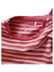 Vorschaubild 3 von Langarmshirt Mädchen Gr. 68 (6M) Rosa Gestreift Herz Casual