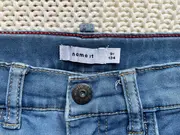 Vorschaubild 3 von Kinder Jeans Shorts Gr. 134 Blau Casual Uni Baumwolle Knopf