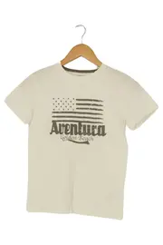 Vorschaubild 1 von Kinder T-Shirt Gr. 140 Weiß Casual Grafischer Print Aventura