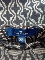 Vorschaubild 3 von Damen Sweatjacke Gr. 38/M Blau Grafisch Casual