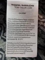 Vorschaubild 4 von Damen Sweatjacke Gr. 38/M Blau Grafisch Casual