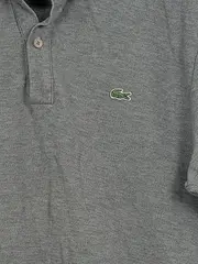 Vorschaubild 3 von Poloshirt Herren Gr. L grau gestreifter Kragen Baumwolle