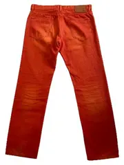 Vorschaubild 2 von Herren Jeans Regular Fit Orange Gr. W34/L30 Baumwolle