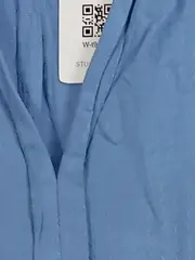 Vorschaubild 5 von Damen Bluse Langarm Gr. 42 Blau Viskose Casual