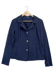 Vorschaubild 1 von Damen Jacke Blazer Blau Baumwolle Casual Gr. XL 42