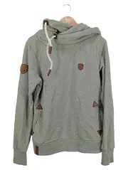 Vorschaubild 1 von Damen Kapuzenpullover Hoodie Melange Grau XL Freizeit