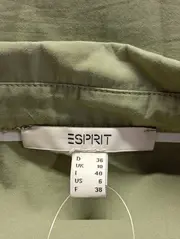 Vorschaubild 3 von Damen Blusenkleid Gr. 36/S Grün Casual Baumwolle Midikleid