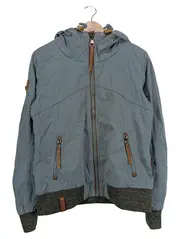 Vorschaubild 1 von Damen Leichte Jacke Gr. 40/L Blau Casual Kapuze