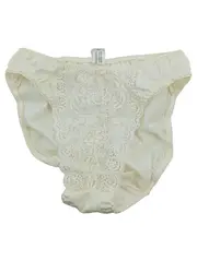 Vorschaubild 1 von Damen Slip mit Spitze Beige Gr. S Feminin Unterwäsche