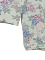 Vorschaubild 4 von EDC Damen Strickjacke Blumenmuster Gr. 36/S Casual Cropped Baumwolle