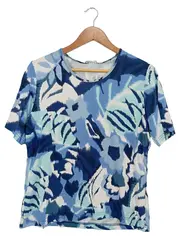 Vorschaubild 1 von Damen T-Shirt Gr. 42/XL Modern Mehrfarbig Viskose Elasthan