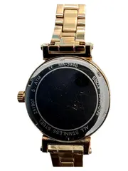 Vorschaubild 4 von MK-3946 Damenuhr Gold Pfauenmuster Strass Edelstahl