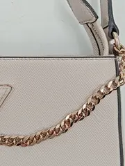 Vorschaubild 3 von Damen Henkeltasche Beige Elegant Modisch Polyurethan Goldkette