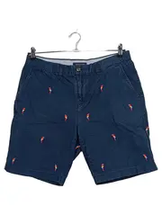 Vorschaubild 1 von Shorts Herren W32 Blau Papageien Stickerei Chino