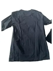 Vorschaubild 3 von Langarmshirt Kinder Gr. 162/164 Schwarz Logo-Print Baumwolle