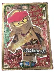 Vorschaubild 1 von Ninjago Sammelkarte Goldener Kai Limited Edition Gold Trading Card