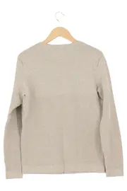 Vorschaubild 2 von Damen Pullover Gr. 36/S Grau Strukturmuster Casual