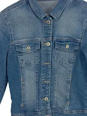 Vorschaubild 6 von Damen Jeansjacke Gr. 34 Blau Casual Denim Jacke