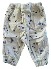Vorschaubild 1 von Baby Jogginghose Blaubeermuster Gr. 74 Beige Baumwolle