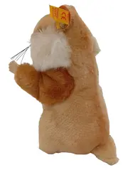Vorschaubild 2 von Goldy Hamster Plüschtier Kuscheltier mit Knopf im Ohr