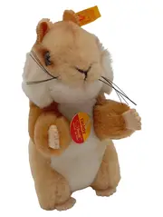 Vorschaubild 1 von Goldy Hamster Plüschtier Kuscheltier mit Knopf im Ohr