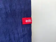 Vorschaubild 9 von EDC Damen T-Shirt Gr. 38 M Blau Casual Rüschen Kurzarm