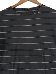Vorschaubild 2 von Damen Langarmshirt Grau Gestreift Gr. 36/S Wolle Casual