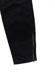Vorschaubild 2 von Damen Jeans Straight Leg Schwarz Gr. W29 L28 Reißverschluss Casual