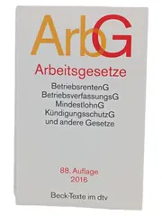 Vorschaubild 1 von Beck-Texte Arbeitsgesetze Taschenbuch Arbeitsrecht Sammlung dtv