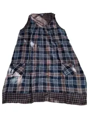 Vorschaubild 1 von Damen Freizeitkleid Kariert Gr. 40 Braun Casual