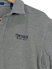 Vorschaubild 2 von Poloshirt Herren Grau Meliert Kurzarm Baumwolle Gr. L