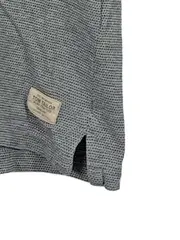Vorschaubild 4 von Poloshirt Herren Grau Meliert Kurzarm Baumwolle Gr. L