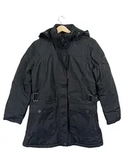 Vorschaubild 1 von Damen Winterjacke Parka Kapuze Gesteppt Schwarz Gr. 38