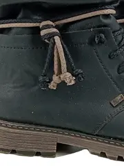 Vorschaubild 2 von Damen Stiefelette Gr. 42 Schwarz warm gefüttert Schnürung Reißverschluss Outdoor