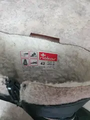 Vorschaubild 3 von Damen Stiefelette Gr. 42 Schwarz warm gefüttert Schnürung Reißverschluss Outdoor