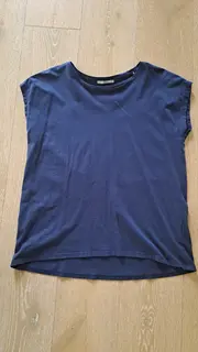 Vorschaubild 2 von EDC Damen T-Shirt Gr. 36/S Basic Blau Kurzarm