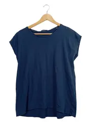 Vorschaubild 1 von EDC Damen T-Shirt Gr. 36/S Basic Blau Kurzarm