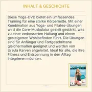 Vorschaubild 3 von Ursula Karven Yoga Pilates Core Training DVD Deutsch