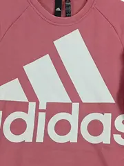 Vorschaubild 4 von Damen Sweatshirt Pink S Logo Print Sportlich Baumwolle Polyester