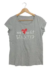 Vorschaubild 1 von Damen T-Shirt heart bandit WANTED Gr. M Grau Casual