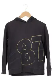 Vorschaubild 1 von Herren Kapuzenpullover Gr. 48/M Blau Hoodie mit 87 Print