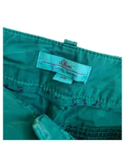 Vorschaubild 5 von Damen Rock Gr. 38 Grün Baumwolle Casual Minirock