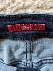 Vorschaubild 6 von Damen Jeansrock Blau Uni Midirock Knopfleiste Gr. 36 S