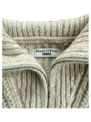 Vorschaubild 5 von Denim Pullunder Damen XS Beige Strickweste Troyer Baumwolle