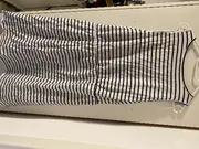 Vorschaubild 2 von Freizeitkleid Damen Gr. 46 gestreift Baumwolle Midikleid Casual