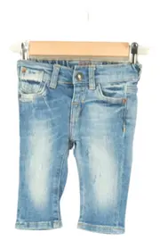 Vorschaubild 1 von MINI Kinder Destroyed Jeans Gr. 62 Blau Casual Denim Hose