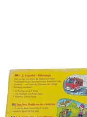 Vorschaubild 3 von Steckpuzzle 1,2, Puzzelei Fahrzeuge Holzpuzzle Kinder ab 2 Jahre