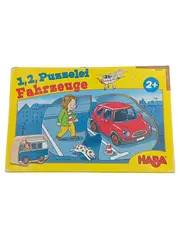 Vorschaubild 1 von Steckpuzzle 1,2, Puzzelei Fahrzeuge Holzpuzzle Kinder ab 2 Jahre
